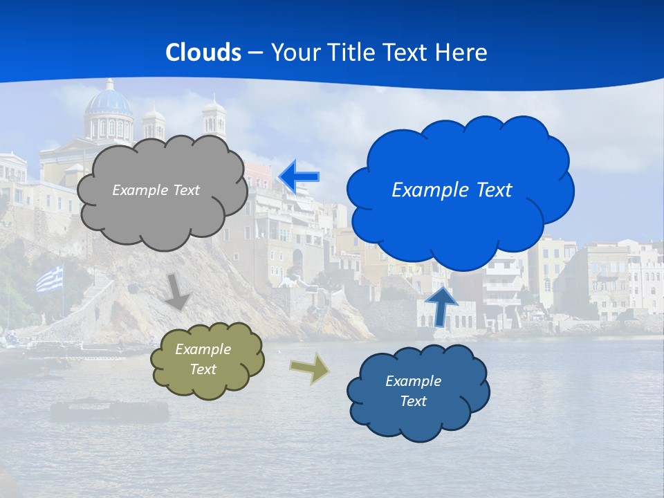Flag People Vacations PowerPoint Template