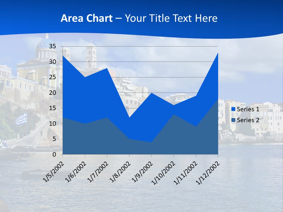 Flag People Vacations PowerPoint Template