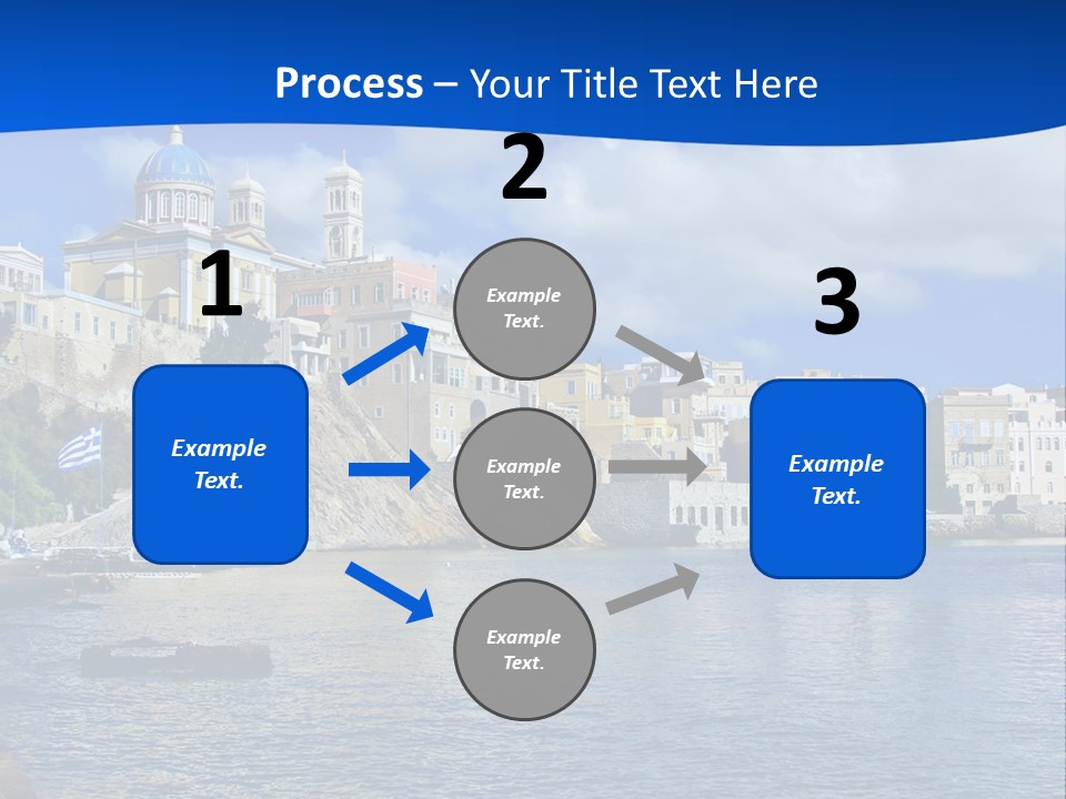 Flag People Vacations PowerPoint Template