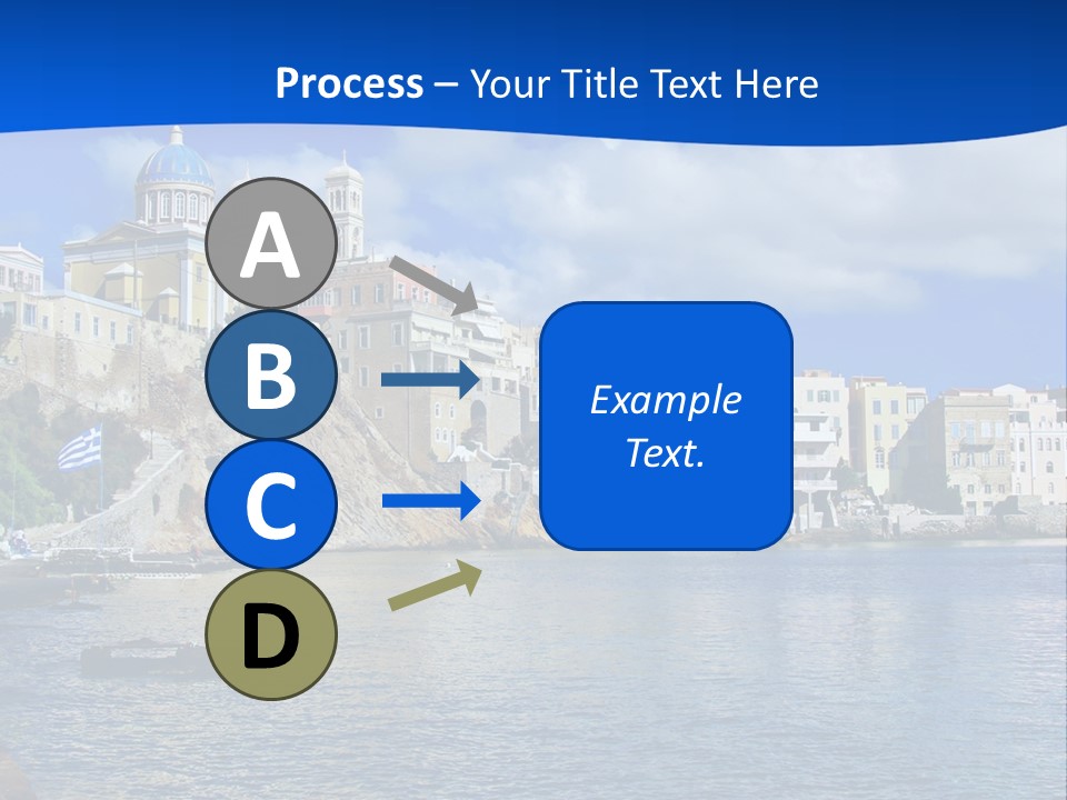 Flag People Vacations PowerPoint Template