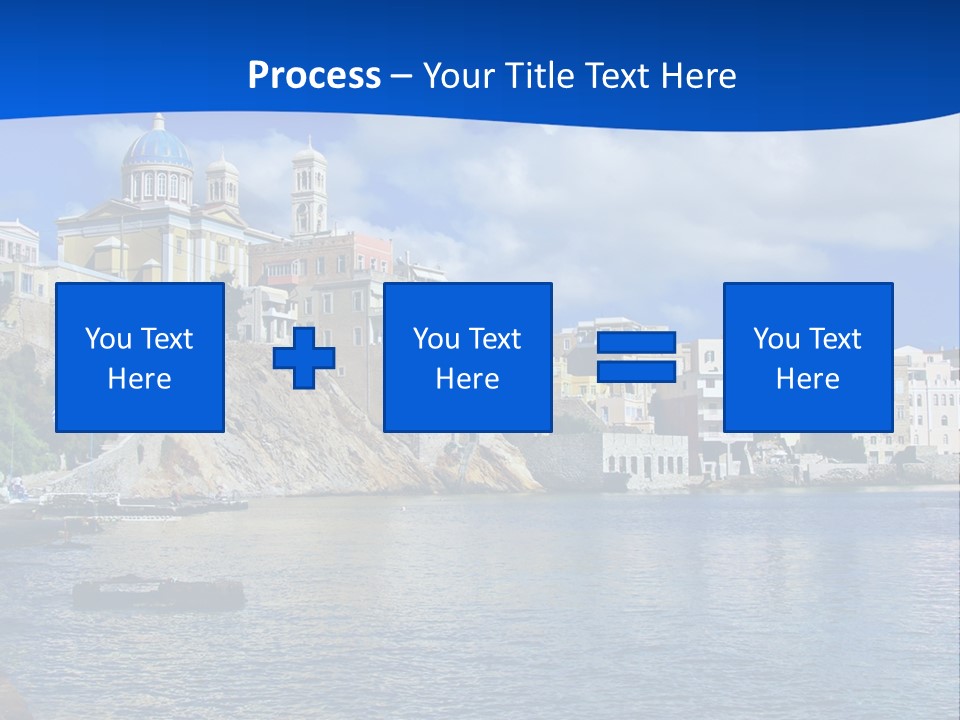 Flag People Vacations PowerPoint Template