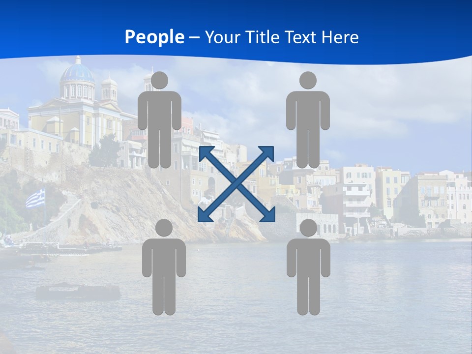 Flag People Vacations PowerPoint Template