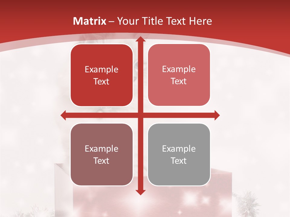 Fluffy Colour Snow PowerPoint Template