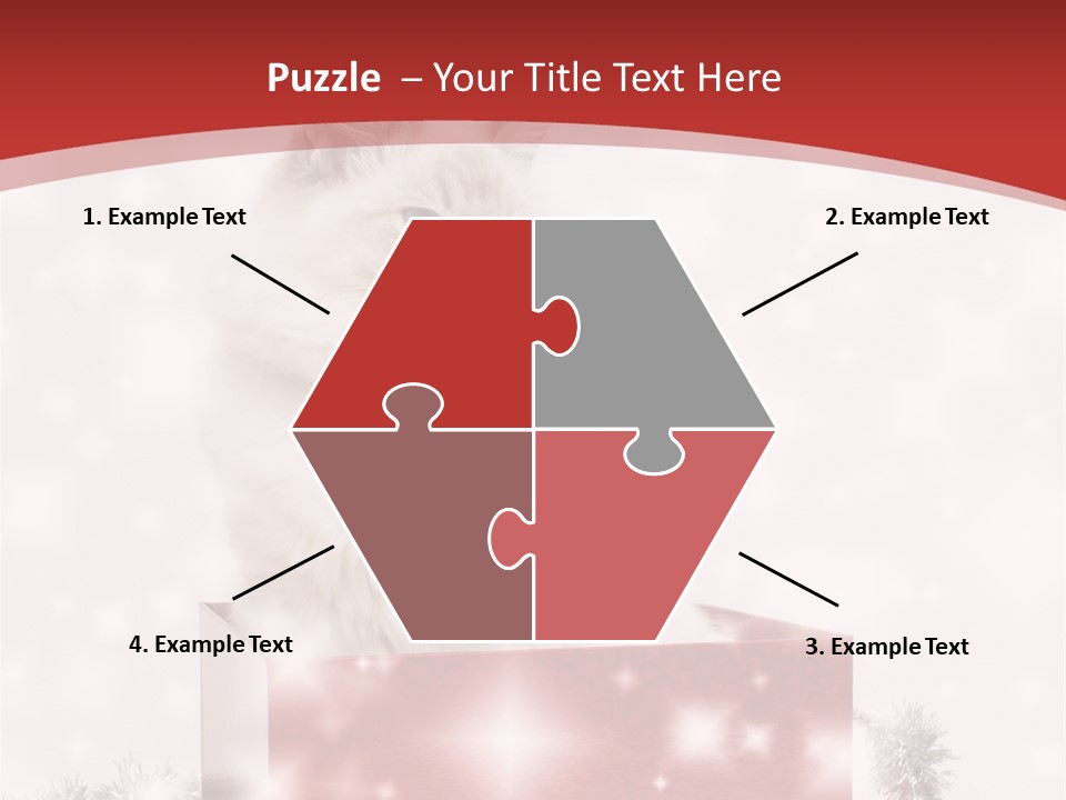 Fluffy Colour Snow PowerPoint Template