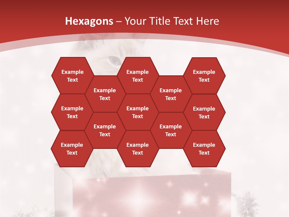 Fluffy Colour Snow PowerPoint Template