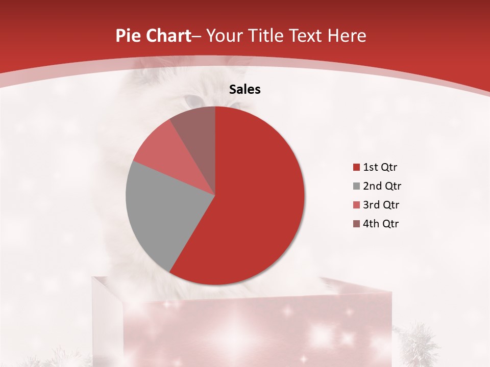 Fluffy Colour Snow PowerPoint Template