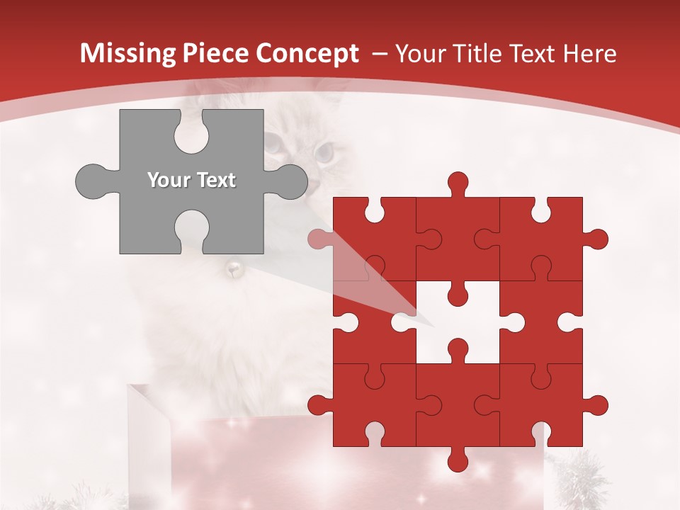 Fluffy Colour Snow PowerPoint Template