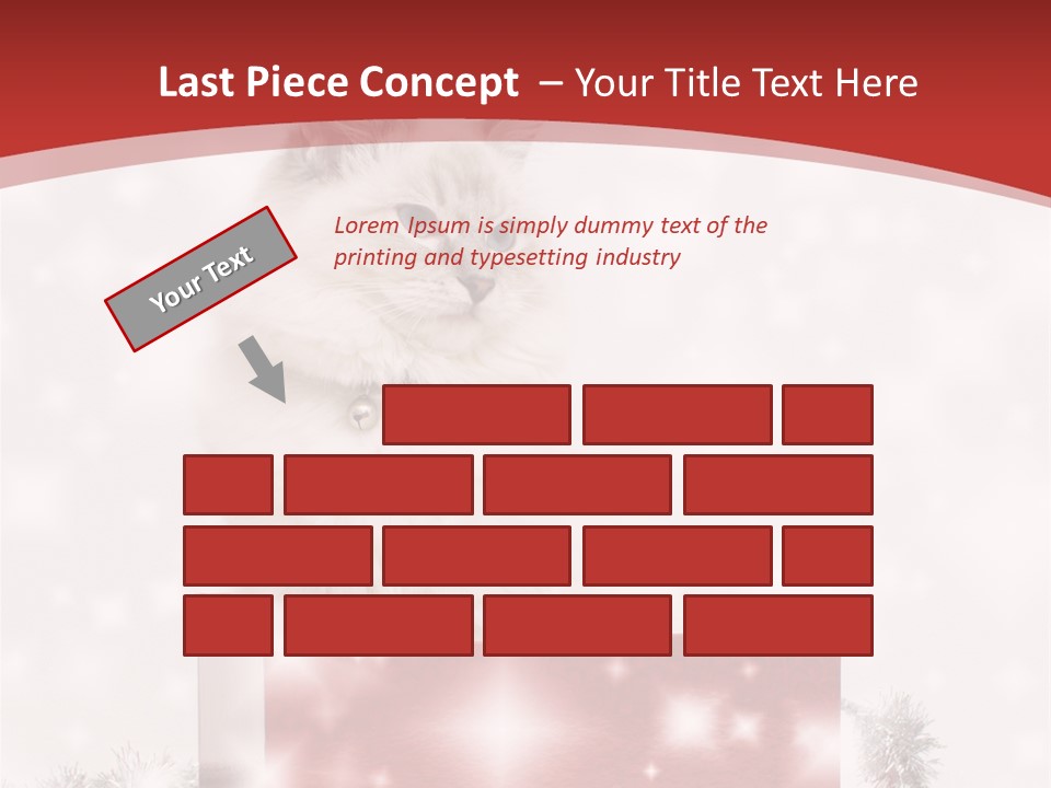 Fluffy Colour Snow PowerPoint Template