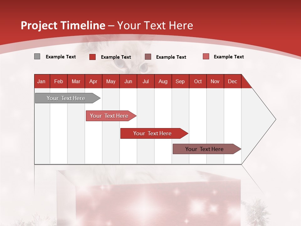 Fluffy Colour Snow PowerPoint Template