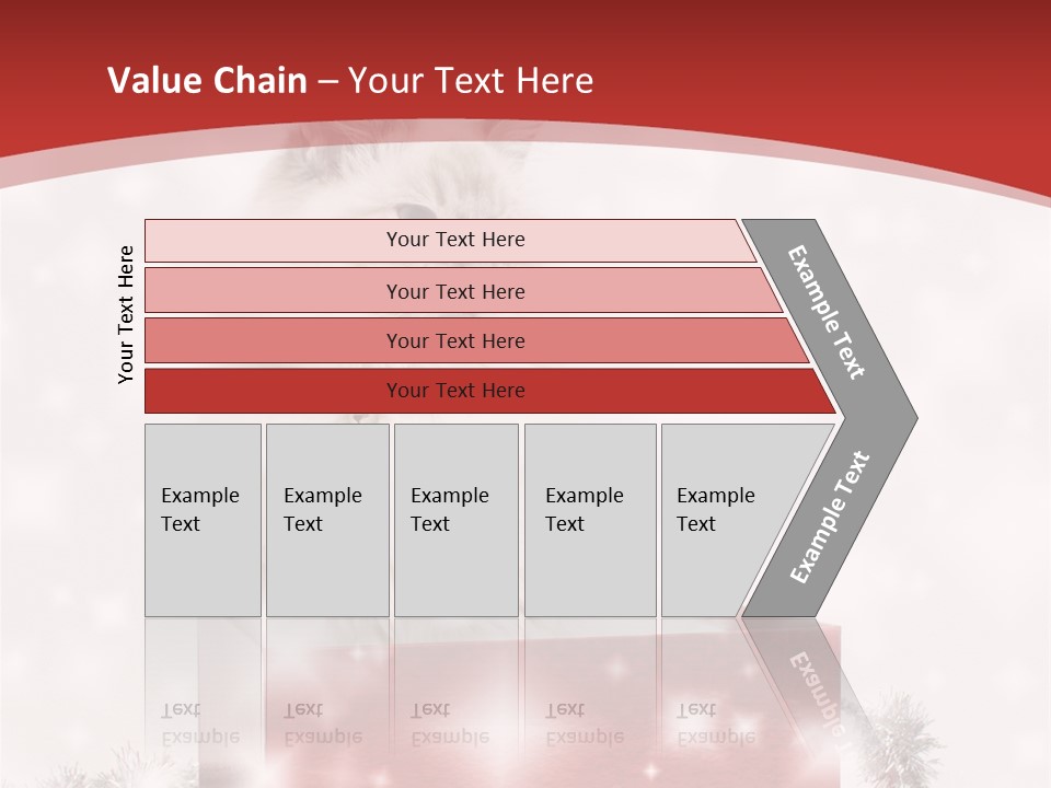 Fluffy Colour Snow PowerPoint Template