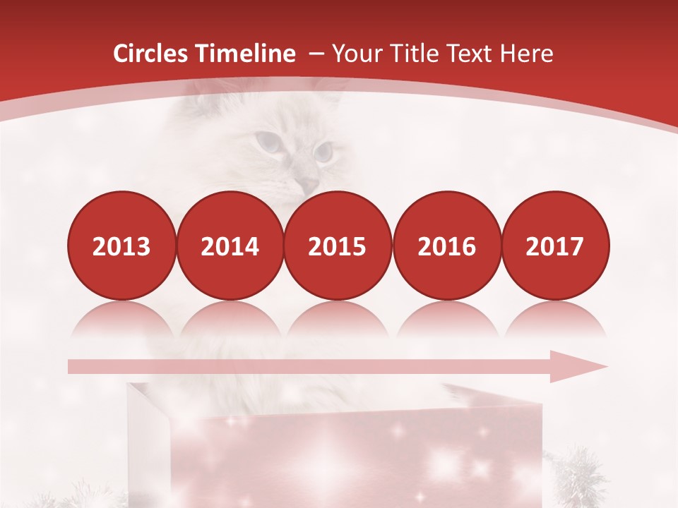 Fluffy Colour Snow PowerPoint Template