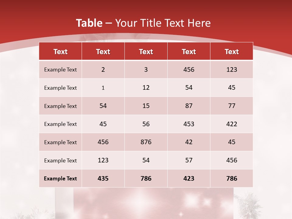 Fluffy Colour Snow PowerPoint Template