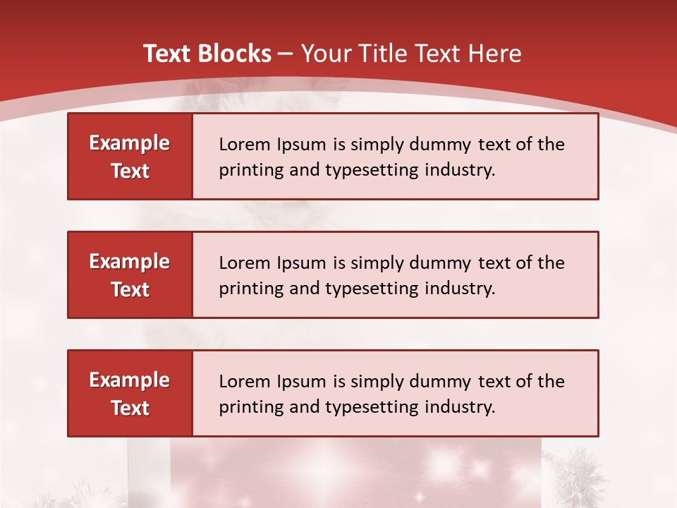 Fluffy Colour Snow PowerPoint Template