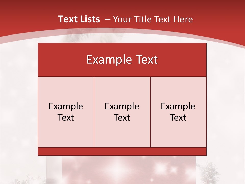 Fluffy Colour Snow PowerPoint Template