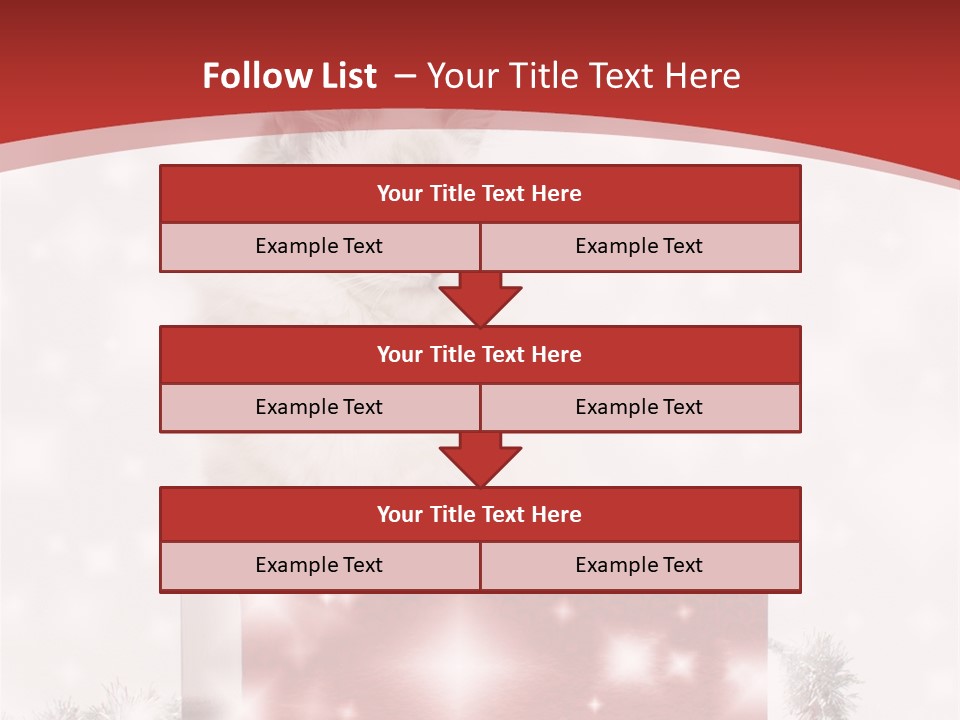 Fluffy Colour Snow PowerPoint Template