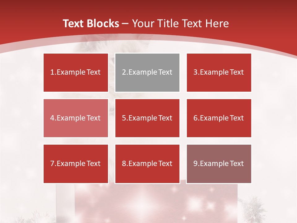 Fluffy Colour Snow PowerPoint Template