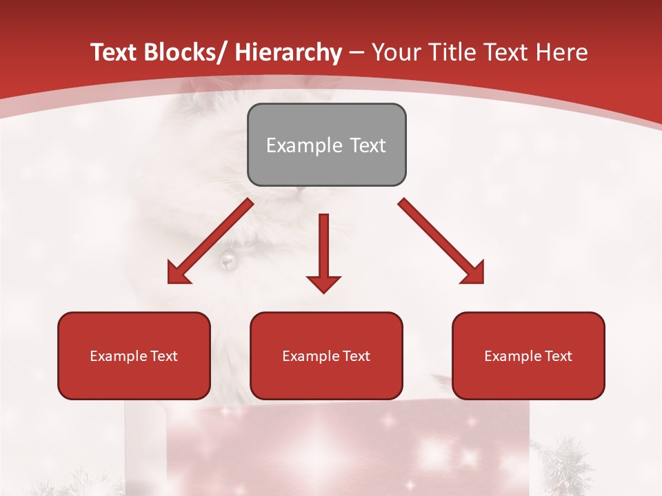 Fluffy Colour Snow PowerPoint Template