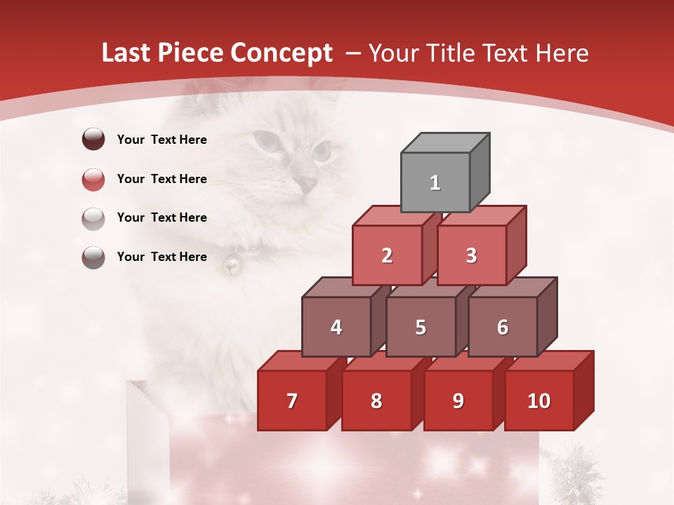 Fluffy Colour Snow PowerPoint Template