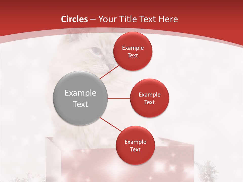 Fluffy Colour Snow PowerPoint Template