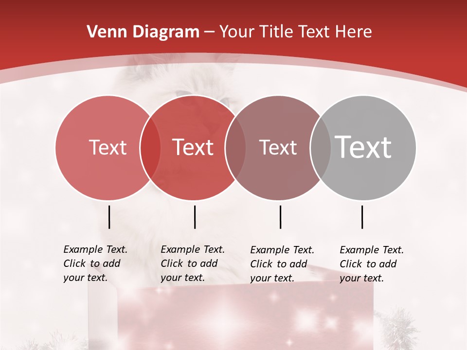 Fluffy Colour Snow PowerPoint Template