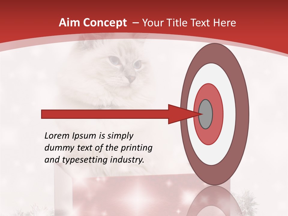 Fluffy Colour Snow PowerPoint Template