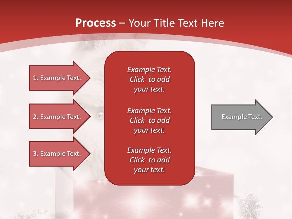 Fluffy Colour Snow PowerPoint Template