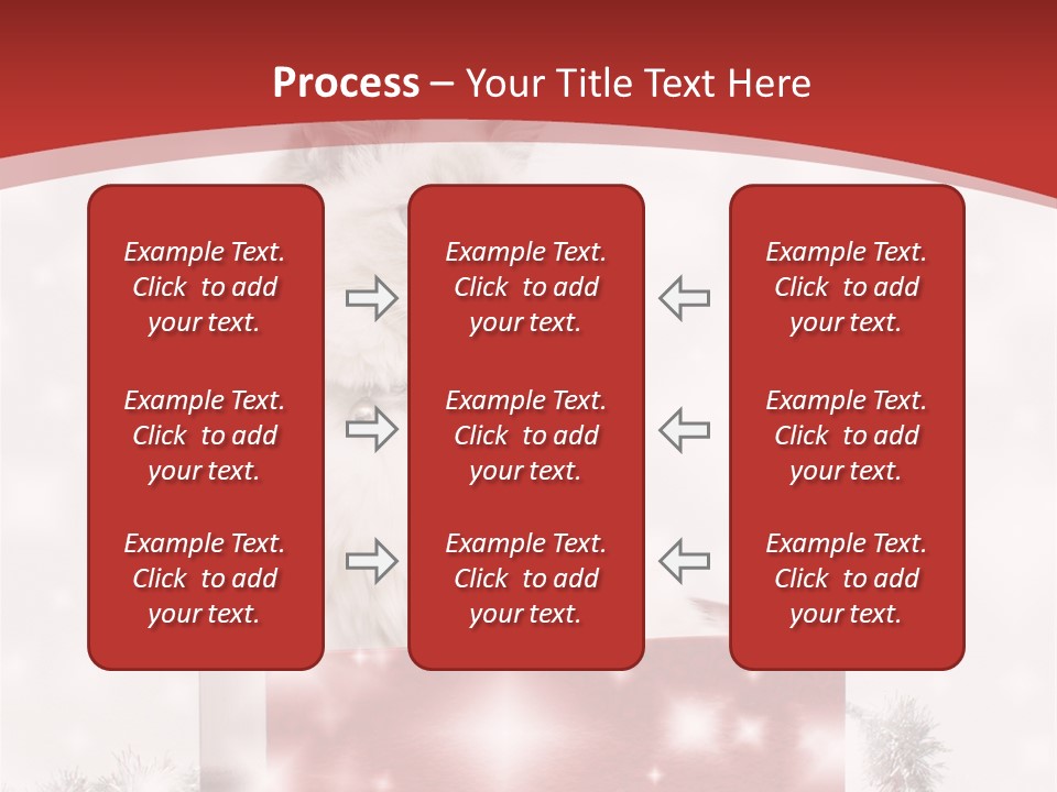 Fluffy Colour Snow PowerPoint Template