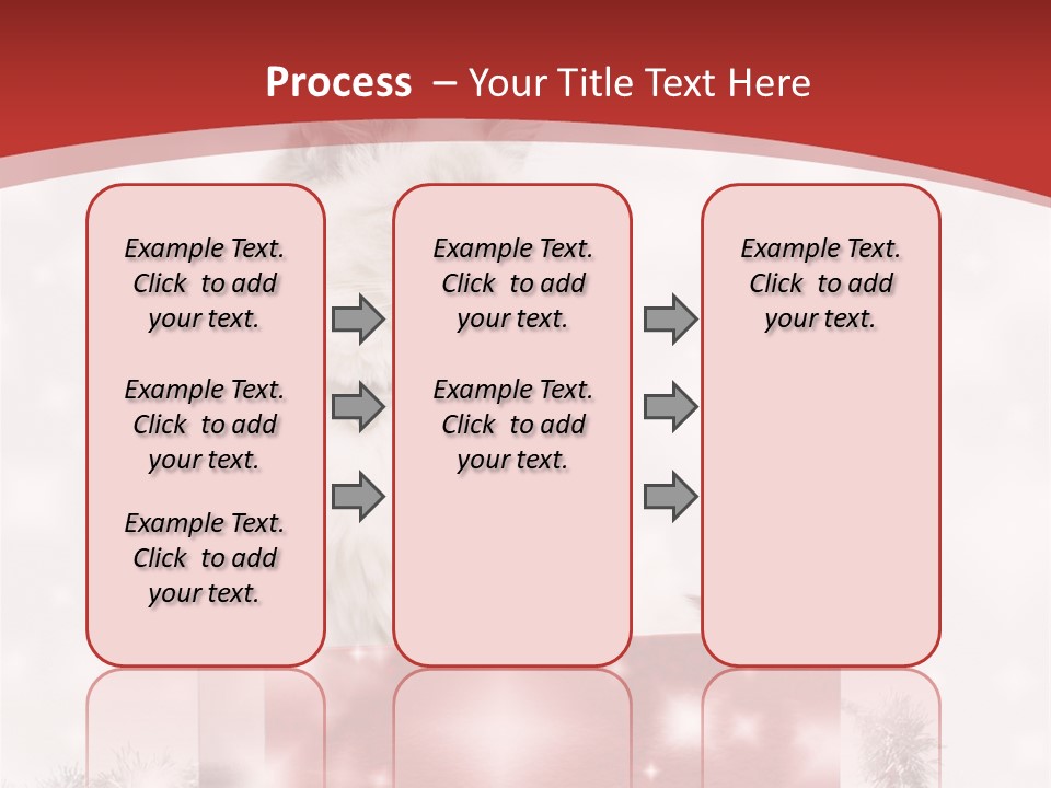 Fluffy Colour Snow PowerPoint Template