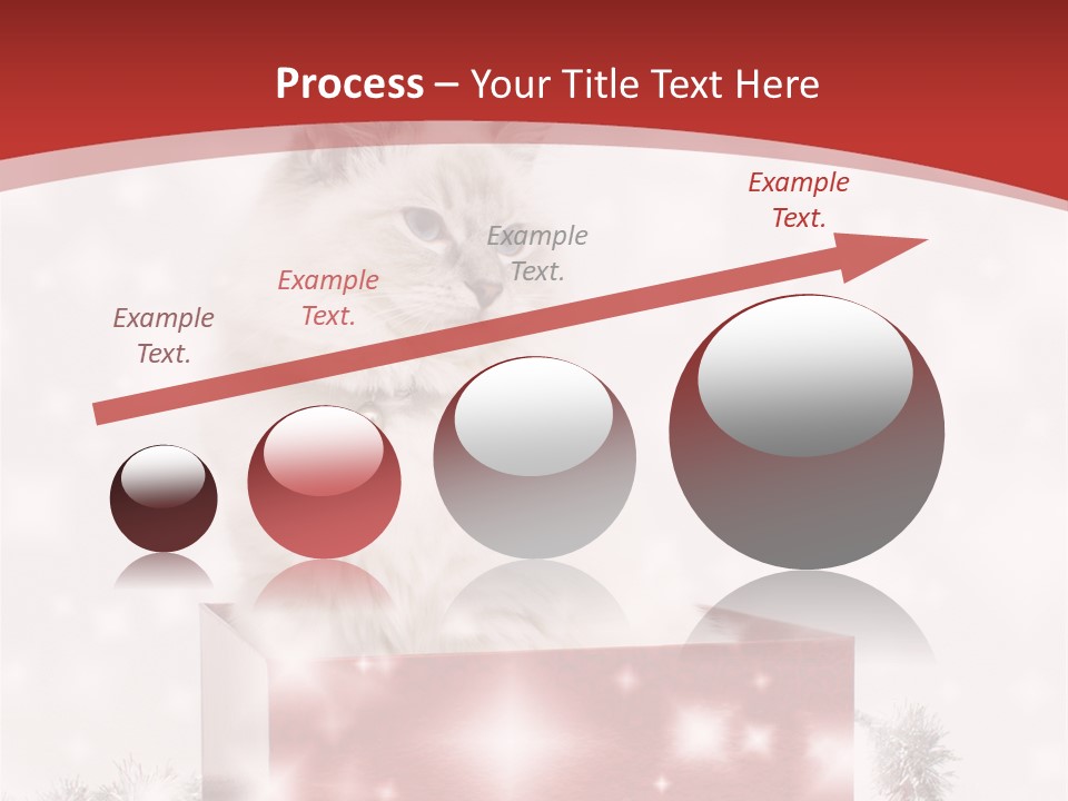 Fluffy Colour Snow PowerPoint Template