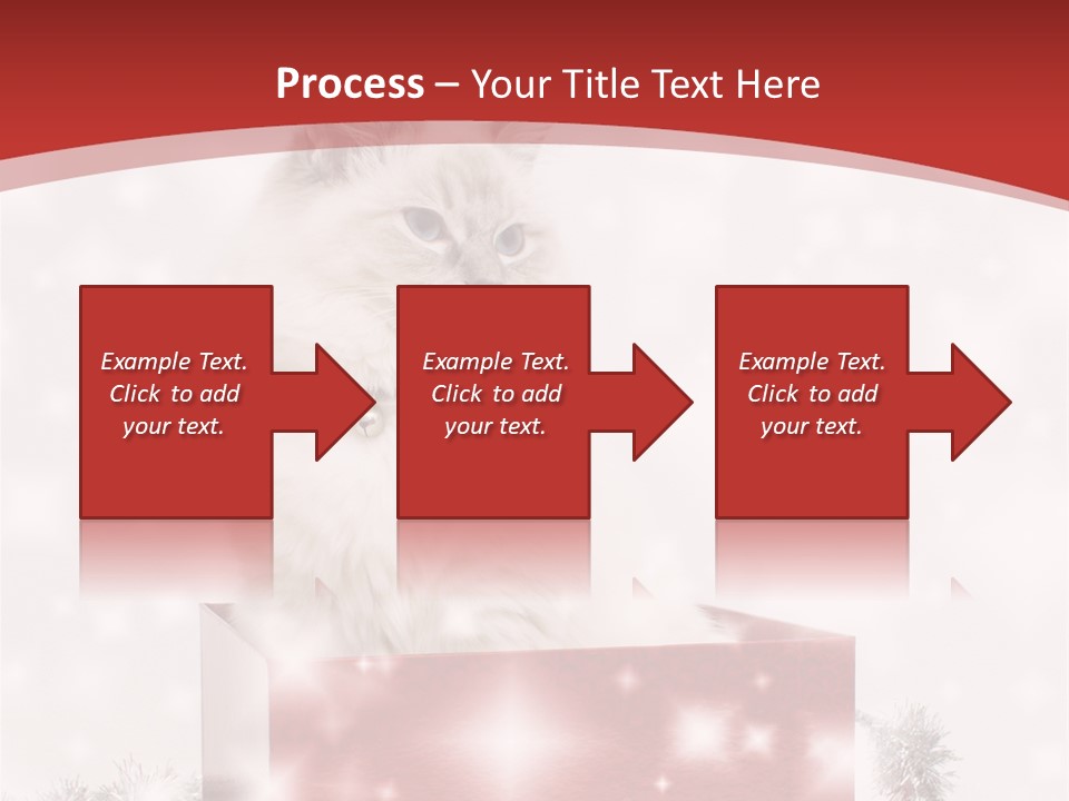 Fluffy Colour Snow PowerPoint Template