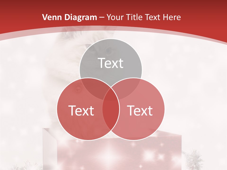 Fluffy Colour Snow PowerPoint Template