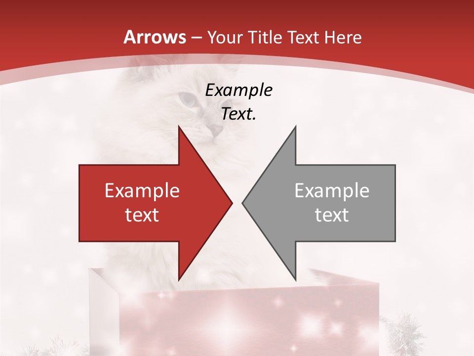 Fluffy Colour Snow PowerPoint Template