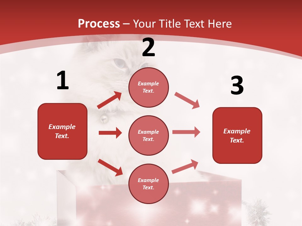 Fluffy Colour Snow PowerPoint Template