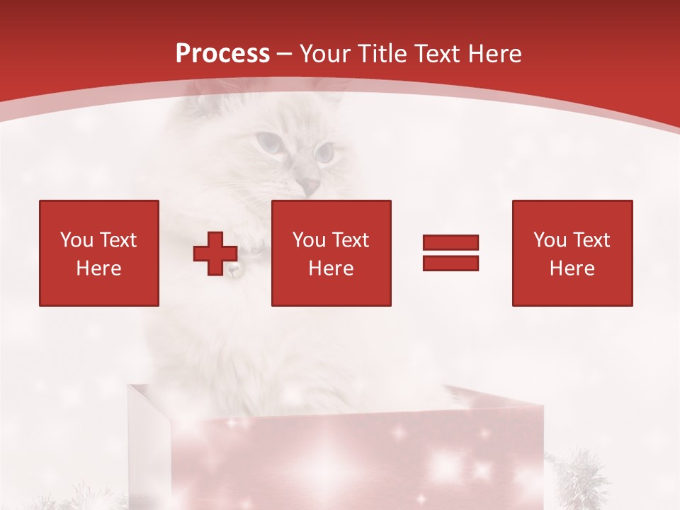 Fluffy Colour Snow PowerPoint Template