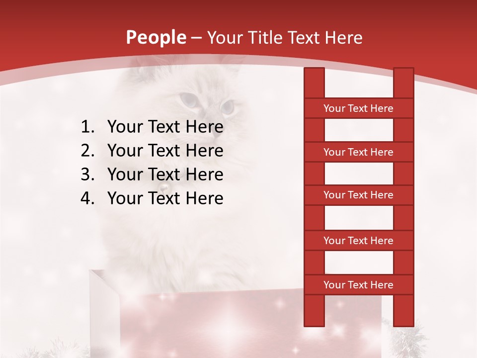 Fluffy Colour Snow PowerPoint Template