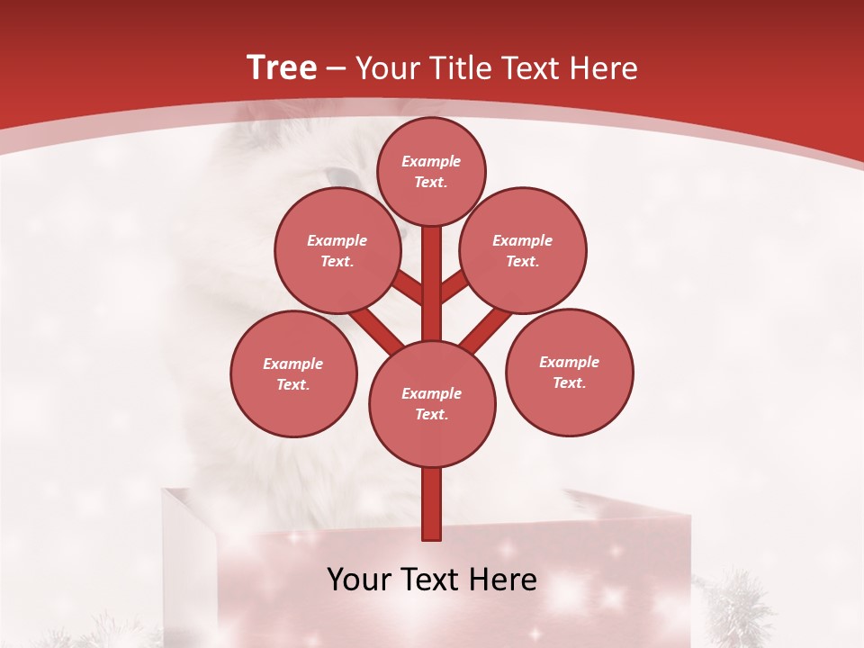 Fluffy Colour Snow PowerPoint Template