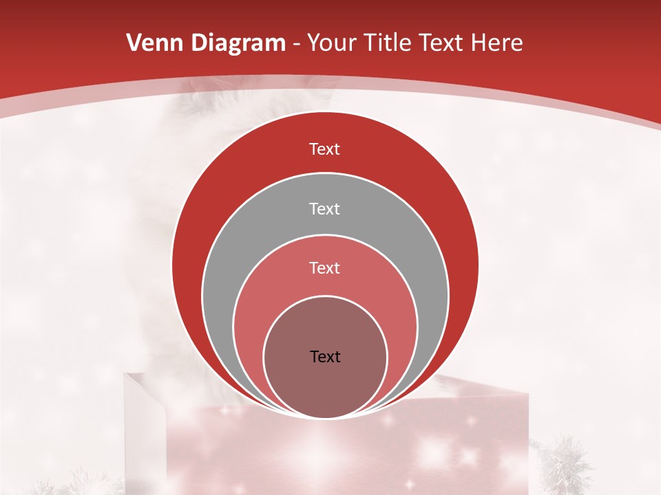 Fluffy Colour Snow PowerPoint Template