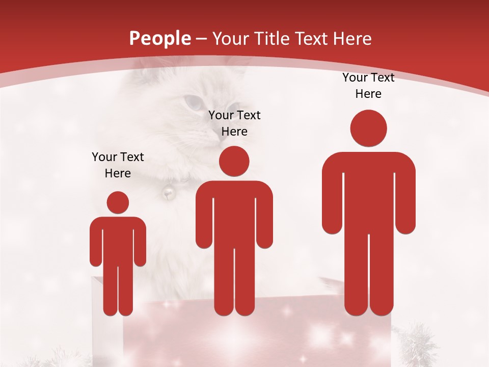 Fluffy Colour Snow PowerPoint Template