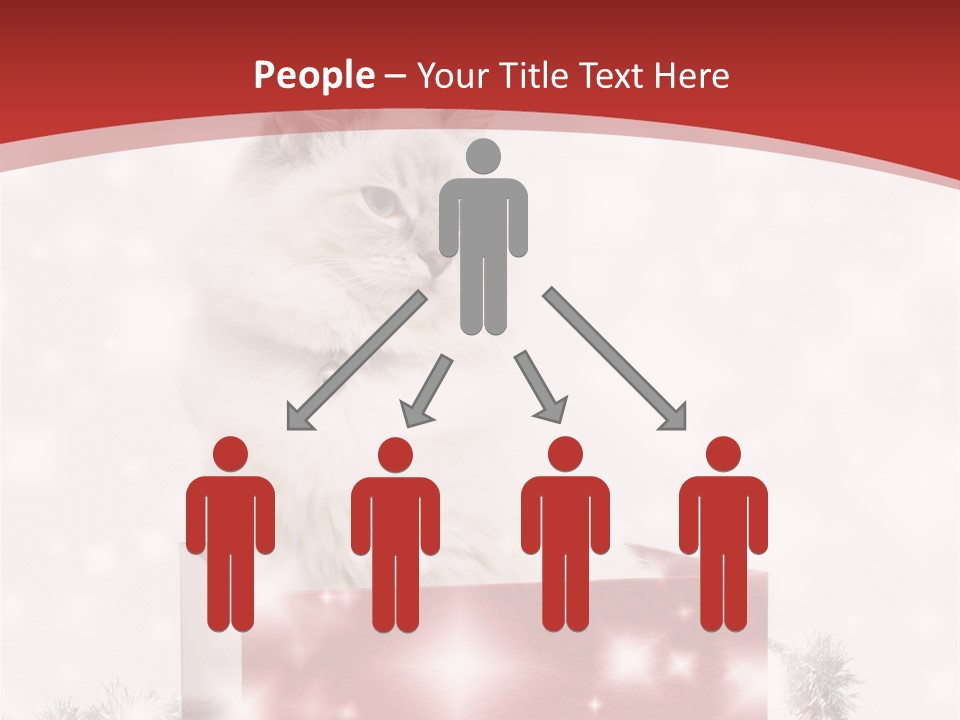 Fluffy Colour Snow PowerPoint Template