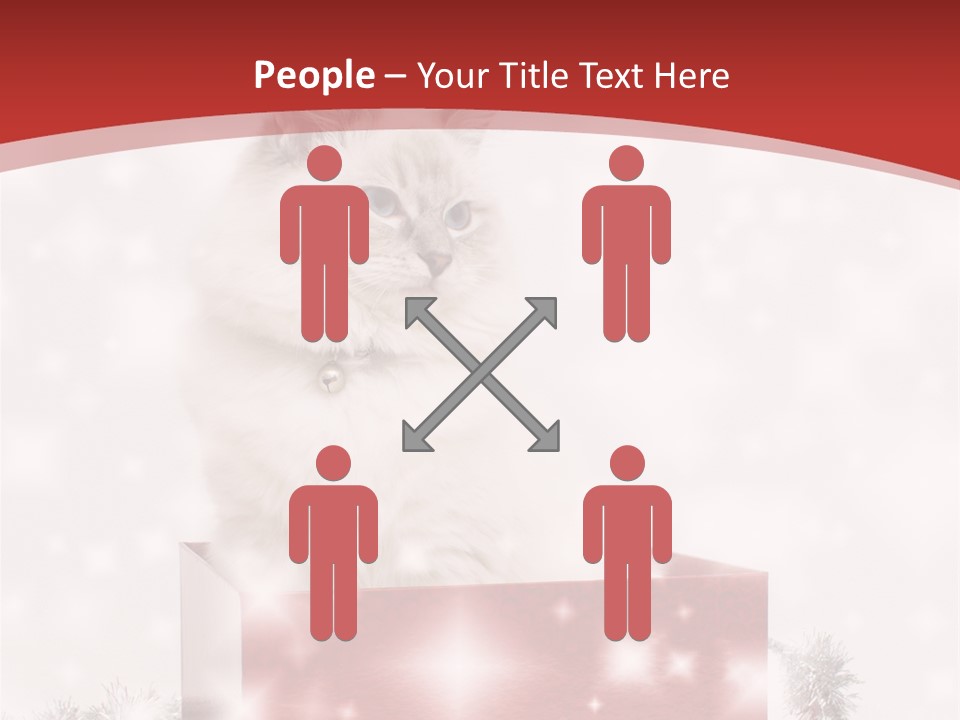 Fluffy Colour Snow PowerPoint Template