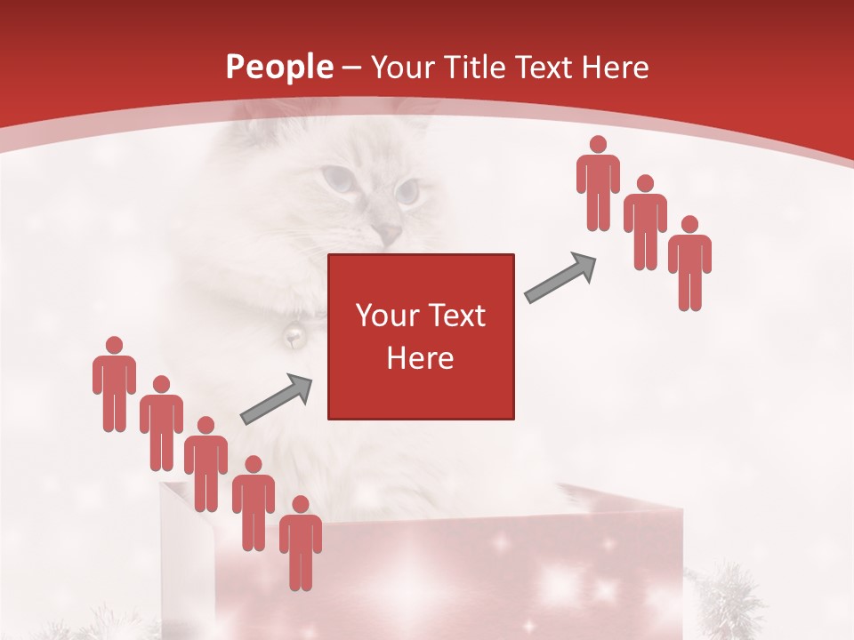 Fluffy Colour Snow PowerPoint Template