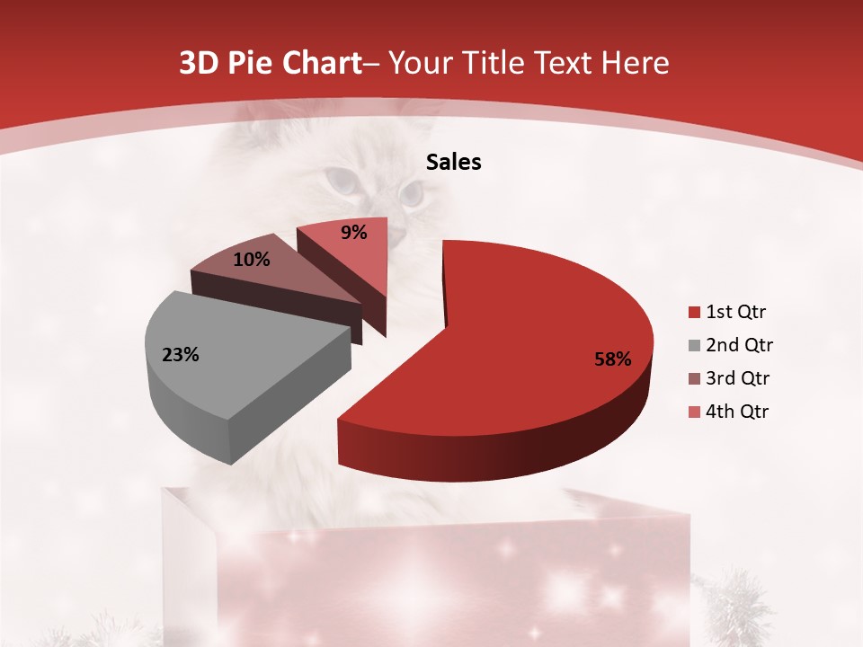 Fluffy Colour Snow PowerPoint Template