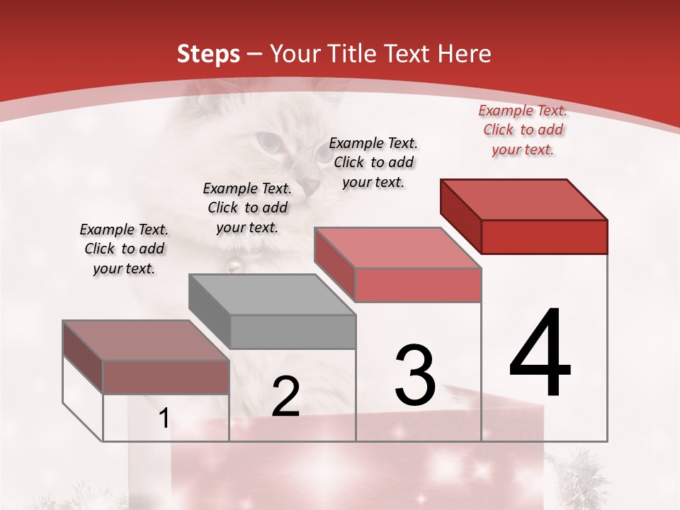 Fluffy Colour Snow PowerPoint Template