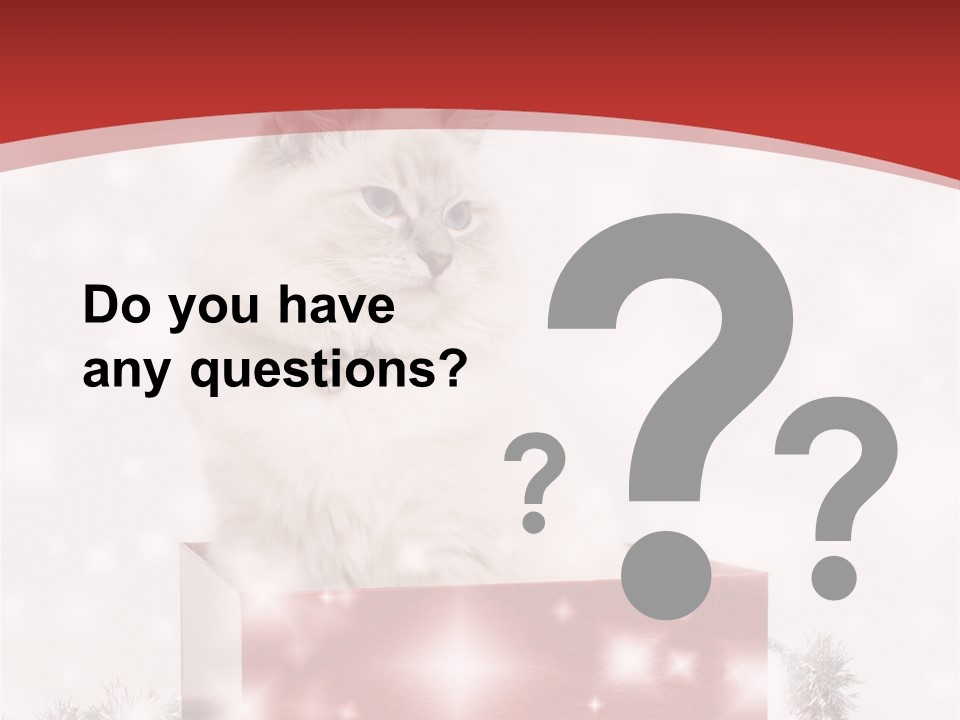 Fluffy Colour Snow PowerPoint Template