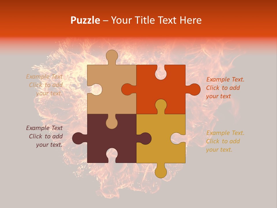 Background Danger Big PowerPoint Template