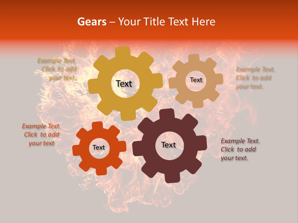 Background Danger Big PowerPoint Template