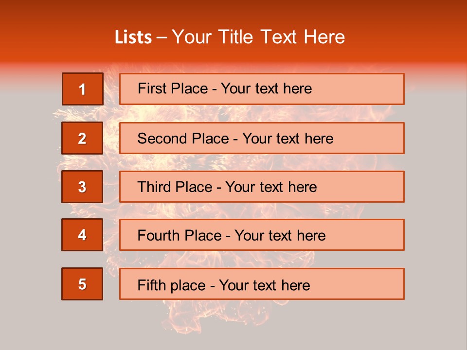 Background Danger Big PowerPoint Template