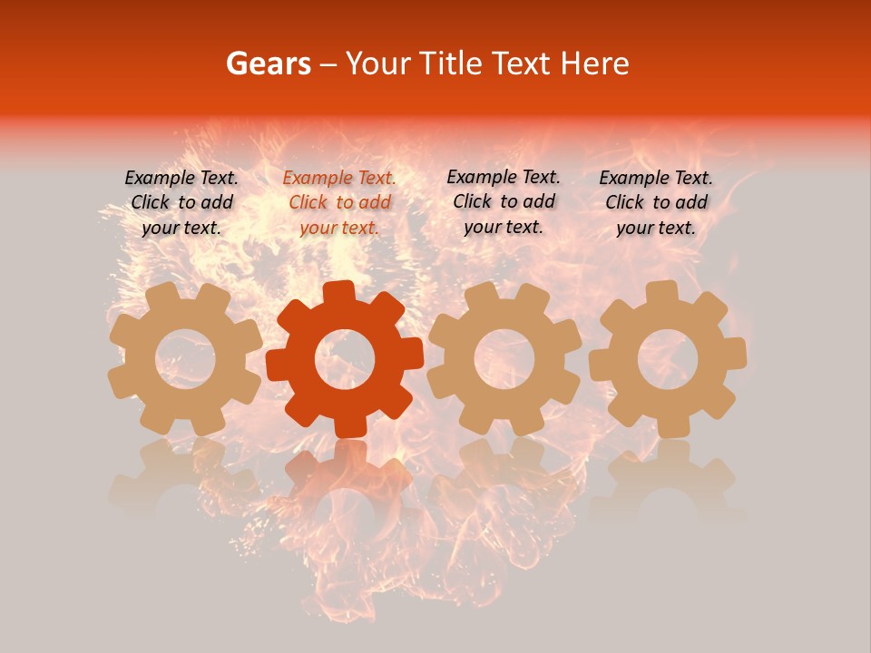 Background Danger Big PowerPoint Template