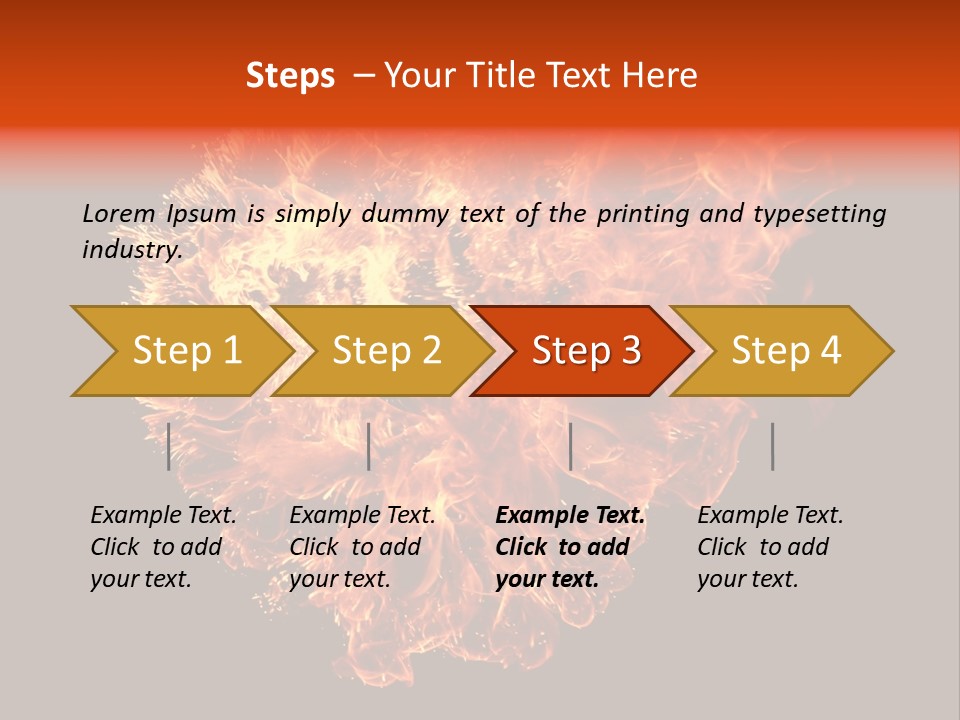Background Danger Big PowerPoint Template