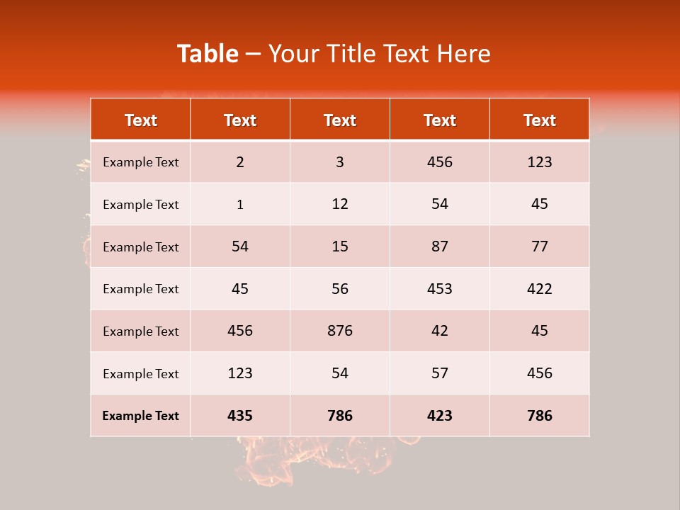 Background Danger Big PowerPoint Template